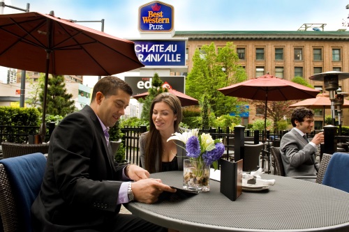 Best Western Plus Chateau Granville buitenterras
